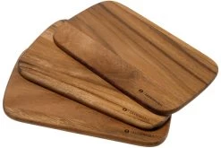 Zassenhaus Planche à Découper / Planche De Service En Bois D'acacia 3 Pièces 22x15x1 Cm