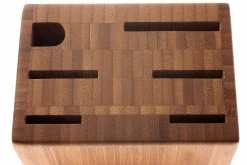 Zwilling, Bloc à Couteaux Solide En Bois Pour 7 Pièces. -Couteaux De Cuisine ZW35042 400 04 zwilling houten messenblok zw35042 400 d4