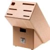 Zwilling, Bloc à Couteaux Solide En Bois Pour 7 Pièces.